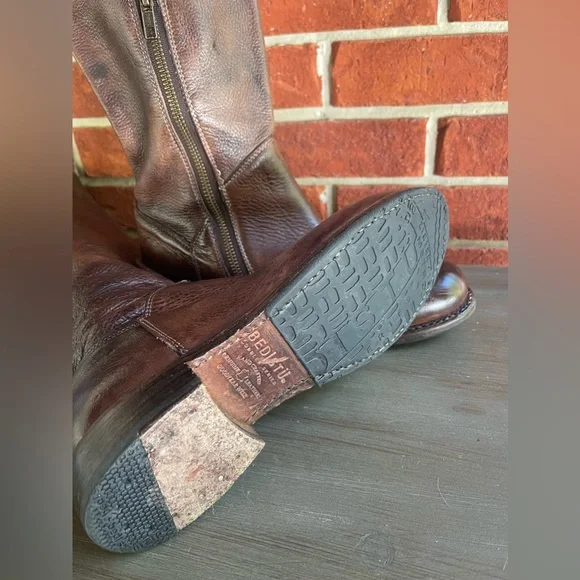 Bed Stu Manchester II Tall Lace Up Riding Leather Boot - Picture 7 of 9